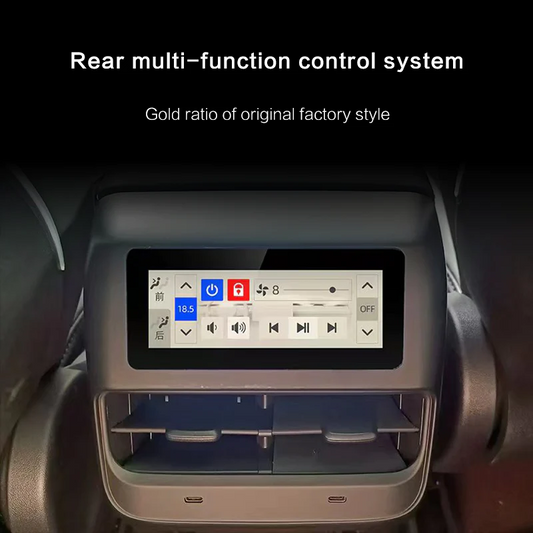 Model 3/Y Rear Climate & Music Control Screen